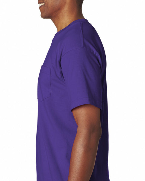 Bayside BA7100 Adult 6.1 oz., 100% Cotton Pocket T - Shirt - Ninja Transfers