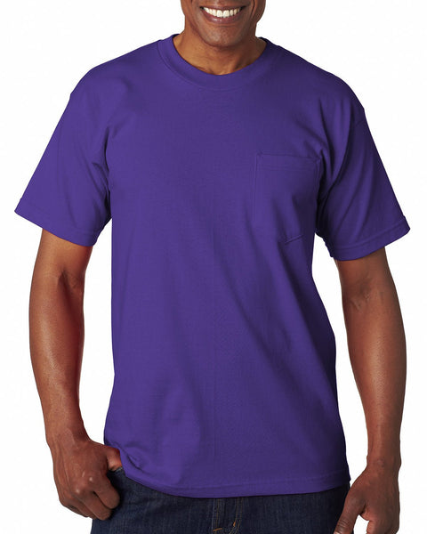 Bayside BA7100 Adult 6.1 oz., 100% Cotton Pocket T - Shirt - Ninja Transfers