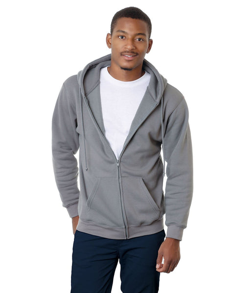 Bayside BA900 Adult 9.5oz., 80% cotton/20% polyester Full - Zip Hooded Sweatshirt - Ninja Transfers