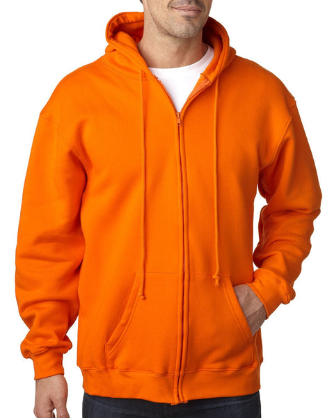 Bayside BA900 Adult 9.5oz., 80% cotton/20% polyester Full - Zip Hooded Sweatshirt - Ninja Transfers