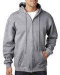 Bayside BA900 Adult 9.5oz., 80% cotton/20% polyester Full - Zip Hooded Sweatshirt - Ninja Transfers