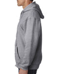 Bayside BA900 Adult 9.5oz., 80% cotton/20% polyester Full - Zip Hooded Sweatshirt - Ninja Transfers