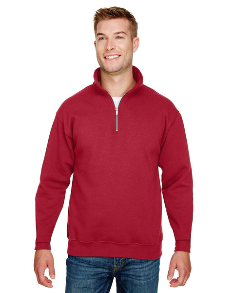 Bayside BA920 Unisex 9.5 oz., 80/20 Quarter - Zip Pullover Sweatshirt - Ninja Transfers