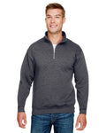 Bayside BA920 Unisex 9.5 oz., 80/20 Quarter - Zip Pullover Sweatshirt - Ninja Transfers