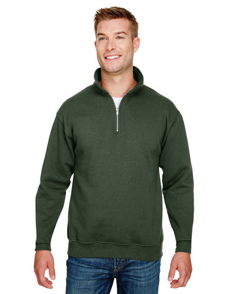 Bayside BA920 Unisex 9.5 oz., 80/20 Quarter - Zip Pullover Sweatshirt - Ninja Transfers