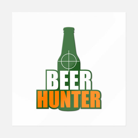 Beer Hunter Sticker - Ninja Transfers