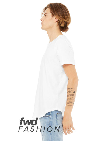 Bella + Canvas 3003C FWD Fashion Men's Curved Hem Short Sleeve T - Shirt - Ninja Transfers