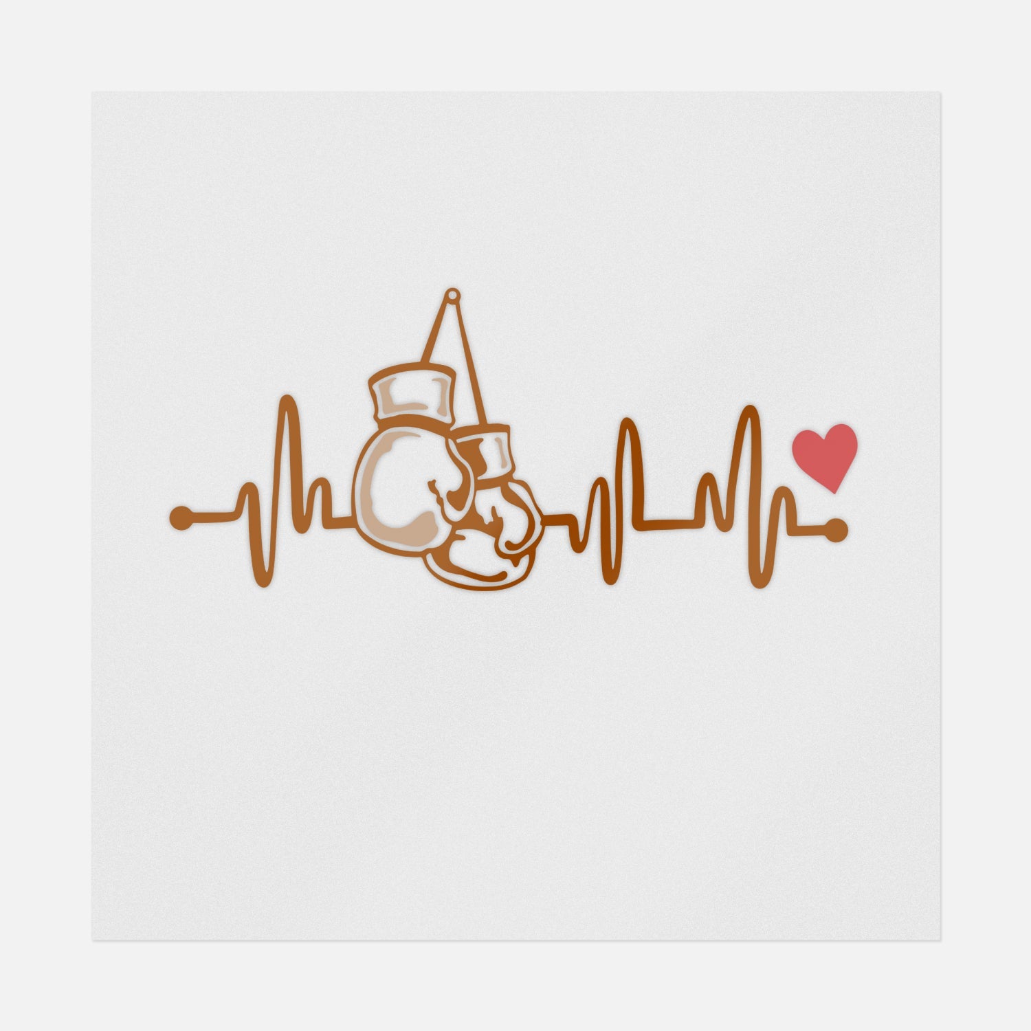 Boxing Heart | Boxing Ready-to-Press DTF Transfers