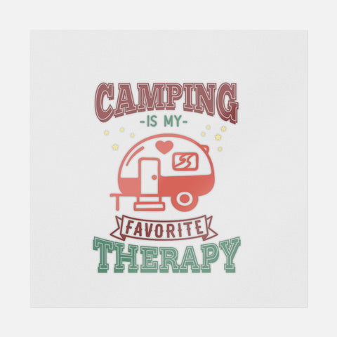 Camping Is My Favorite Therapy Transfer