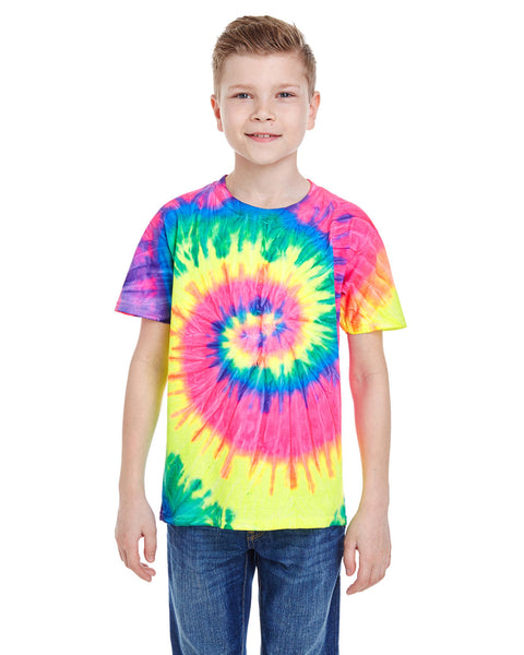 Tie-Dye CD100Y Juvenil 5.4 oz. Camiseta 100% Algodón