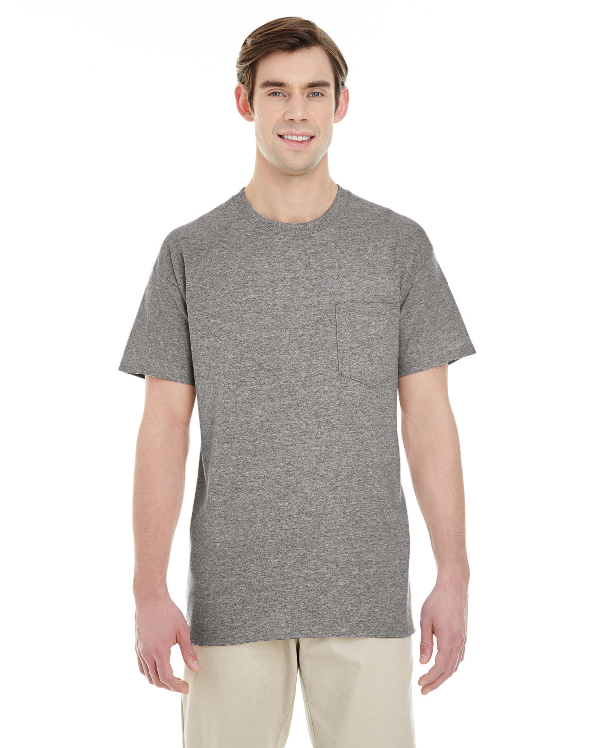 Gildan G530 Pocket T-Shirt - Adult Heavy Cotton
