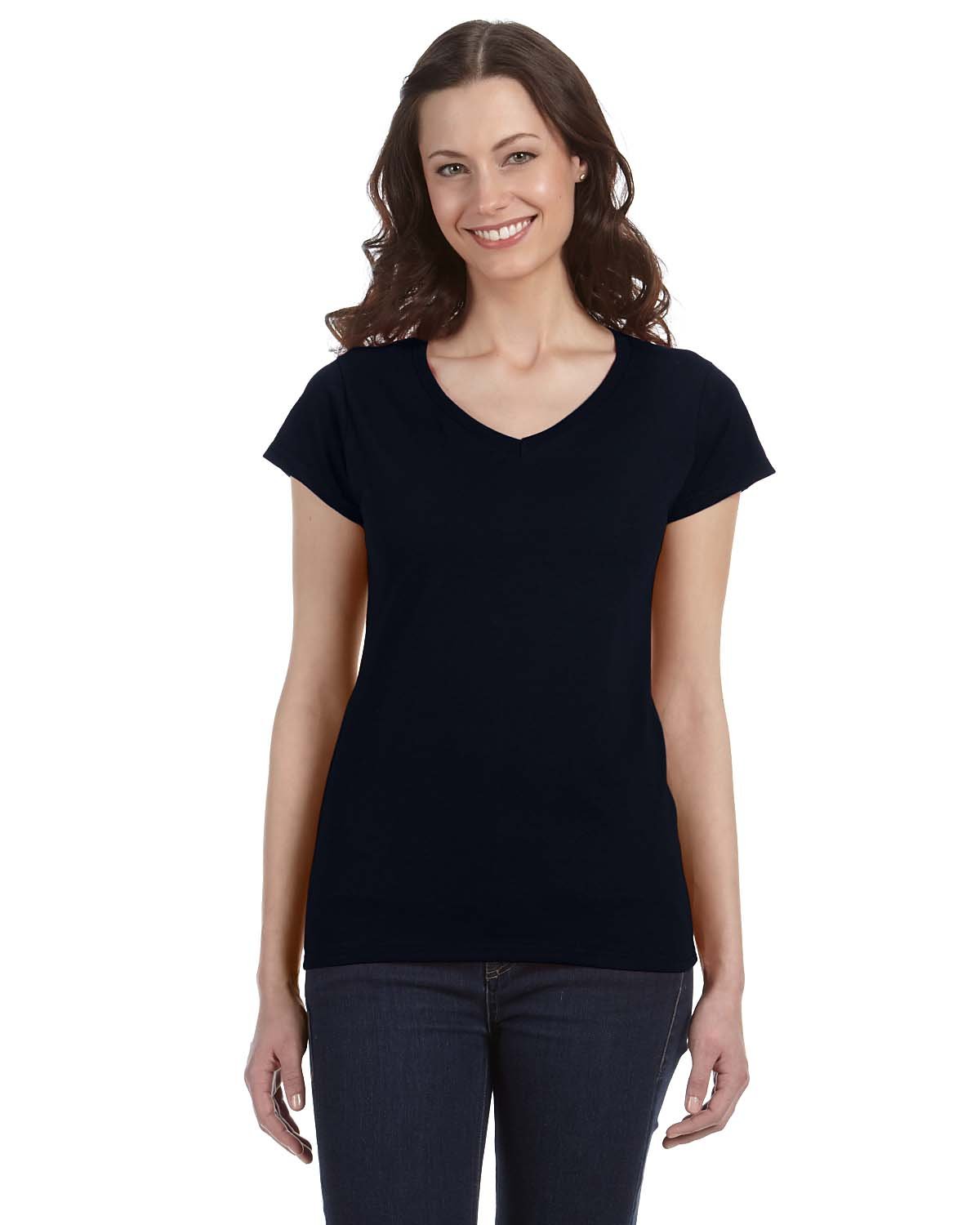 Gildan G64VL Ladies' SoftStyle V-Neck T-Shirt - Fitted