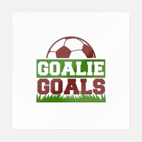 Goalie Goals Sticker