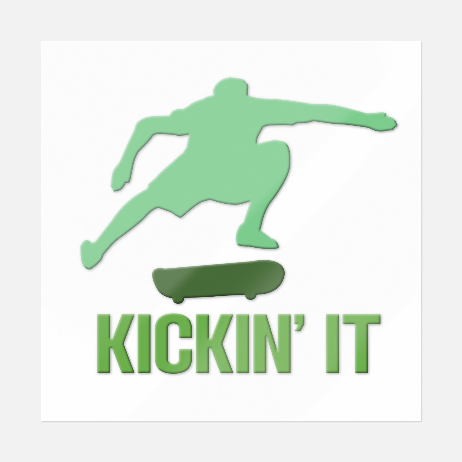 Kickin' It Sticker | UV DTF Transfer Stickers