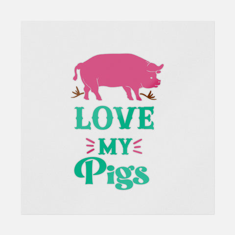 Love My Pigs Transfer