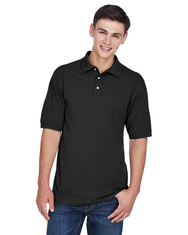 Harriton M265 Hombres 5.6 oz. Polo de mezcla fácil