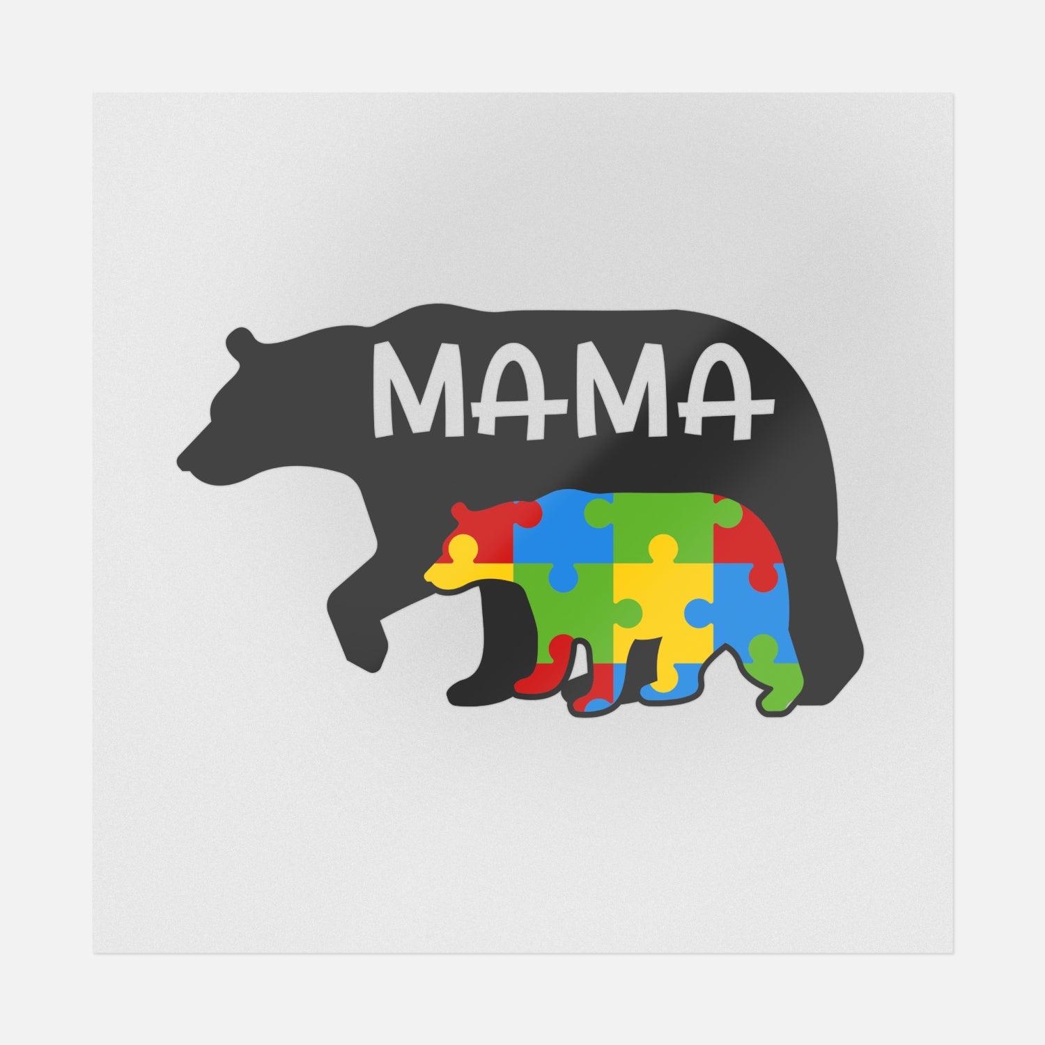 ♥ゆーmama様♥A4 Mama Bear | Autism Awareness Ready-to-Press DTF Transfers