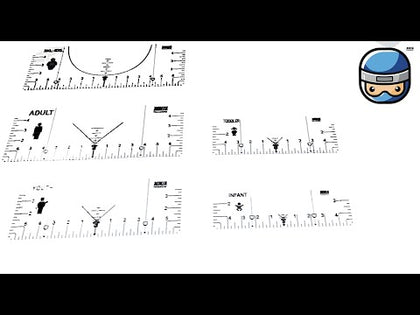 Alignment Ruler For Animation DTF Alignment Ruler Set For Transfers