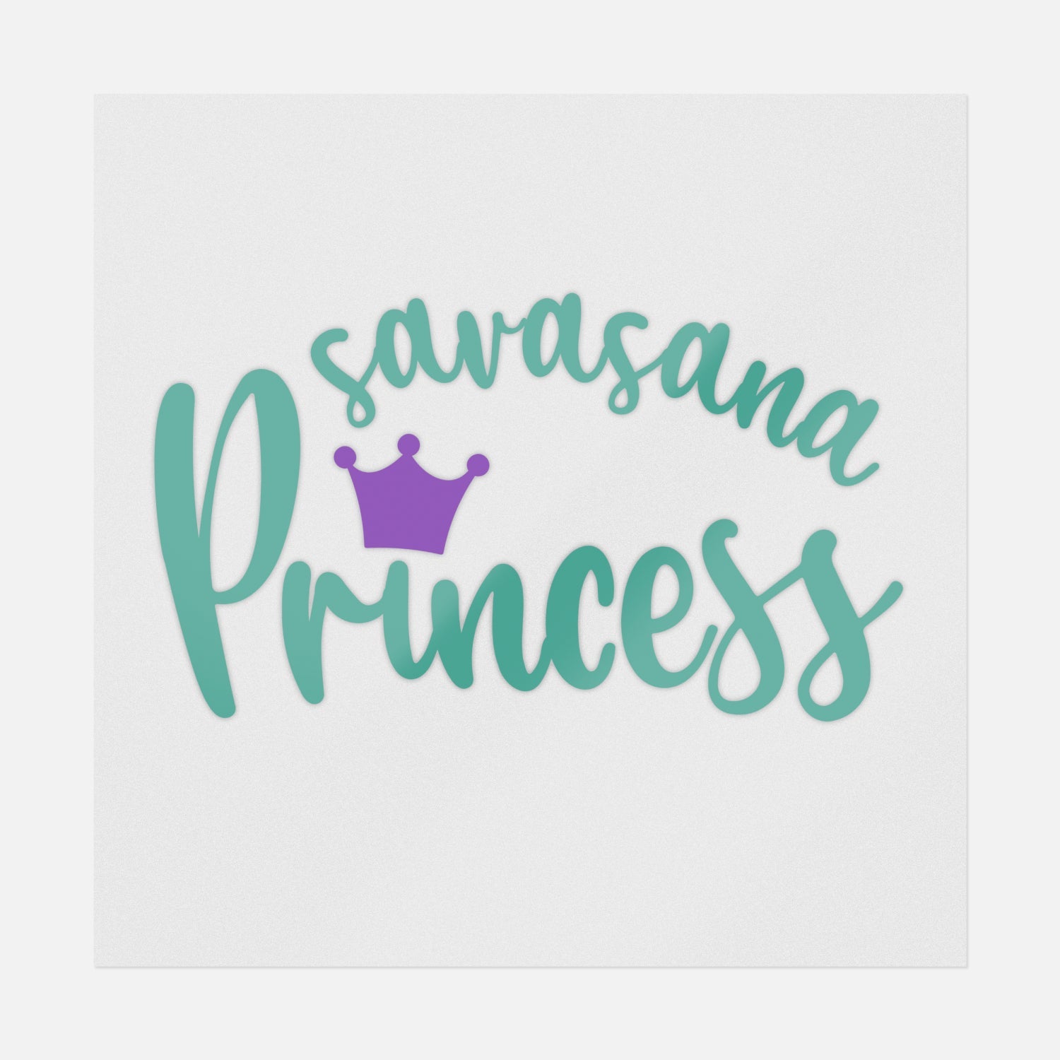 Princess Asana Savasana Princess | Yoga Ready-to-Press DTF Transfers