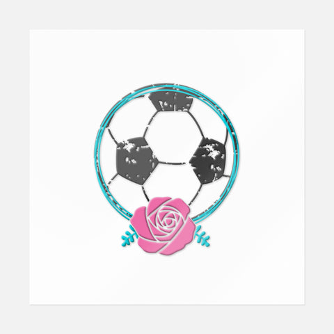 Soccer Name Frame Sticker