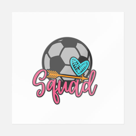 Soccer Squad Solid Sticker