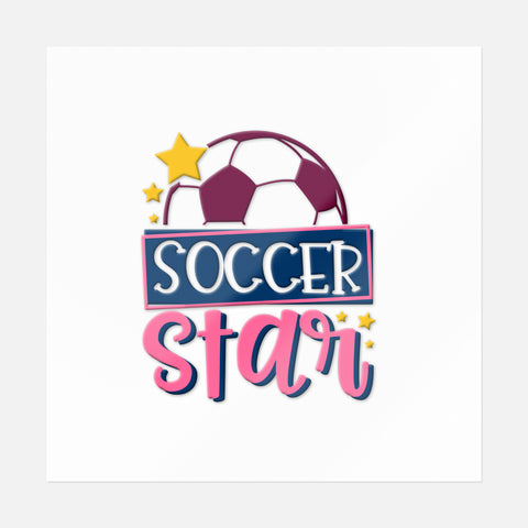 Soccer Star Sticker