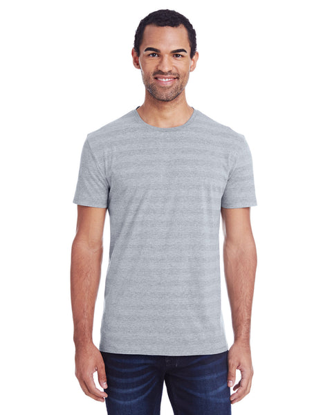 Threadfast Apparel 152A Men's Invisible Stripe Short-Sleeve T-Shirt