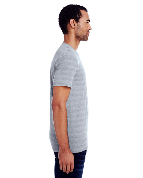 Threadfast Apparel 152A Men's Invisible Stripe Short-Sleeve T-Shirt