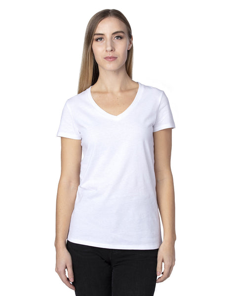 Threadfast Apparel 200RV - Camiseta con cuello en V para mujer