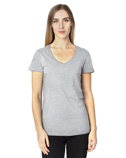 Threadfast Apparel 200RV - Camiseta con cuello en V para mujer