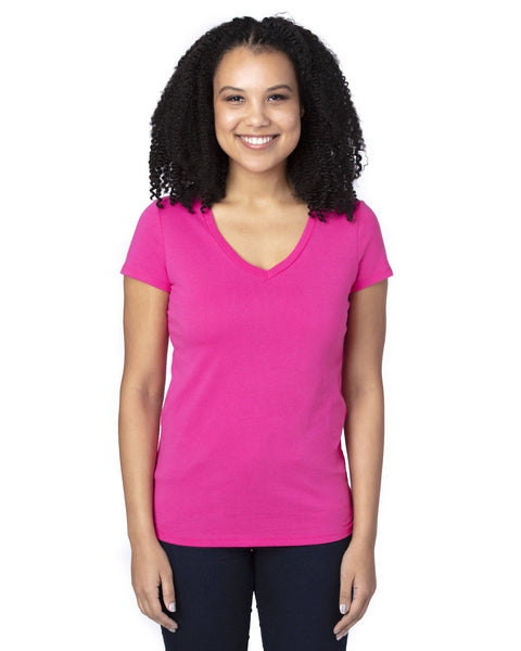 Threadfast Apparel 200RV Ladies' Ultimate V-Neck T-Shirt