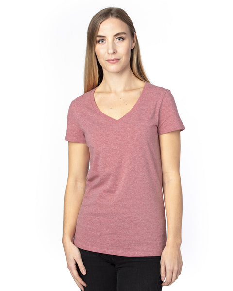 Threadfast Apparel 200RV - Camiseta con cuello en V para mujer