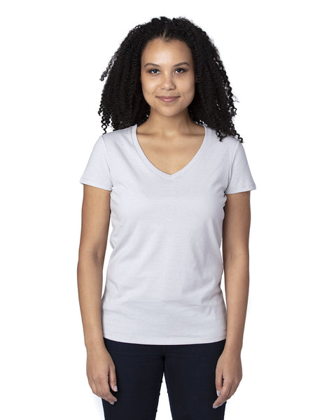 Threadfast Apparel 200RV - Camiseta con cuello en V para mujer