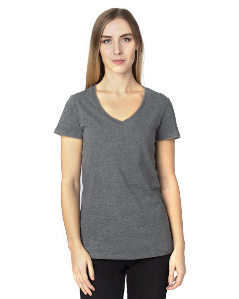 Threadfast Apparel 200RV - Camiseta con cuello en V para mujer