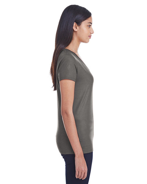 Threadfast Apparel 240RV Ladies' Liquid Jersey V-Neck T-Shirt