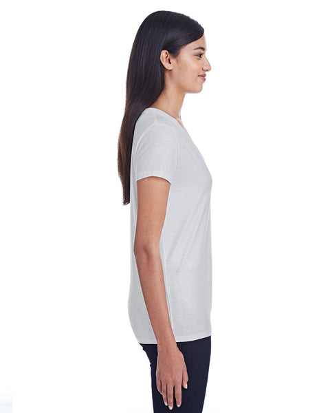 Threadfast Apparel 240RV - Camiseta de cuello en V para mujer