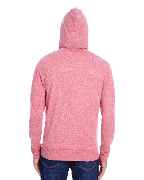 Threadfast Apparel 302Z Unisex Triblend Full-Zip Light Hoodie