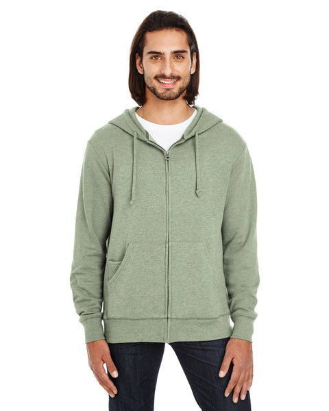 Threadfast Apparel 321Z Unisex Triblend French Terry Full-Zip