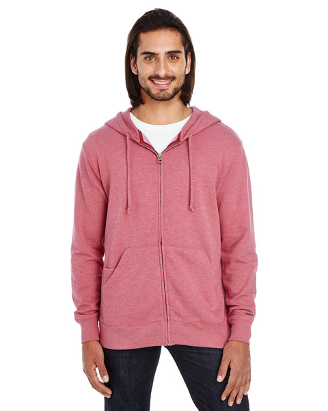 Threadfast Apparel 321Z Unisex Triblend French Terry Full-Zip