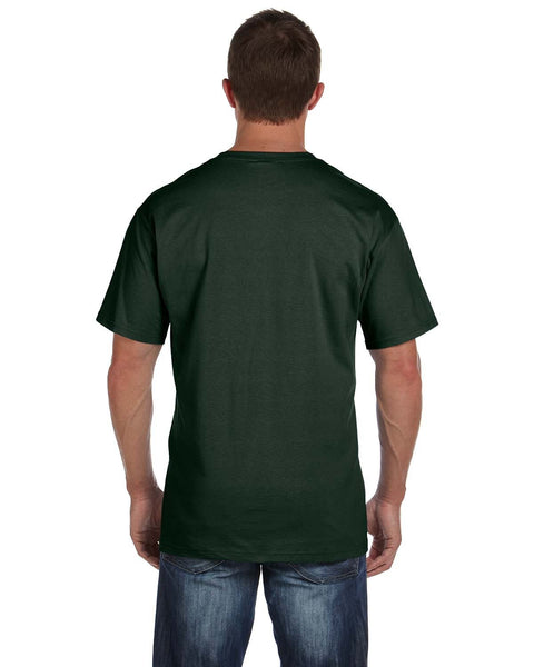 Fruit of the Loom 3931P Adult HD Cotton Pocket T-Shirt