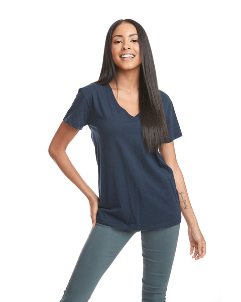 Next Level 3940 Ladies' Relaxed V-Neck T-Shirt