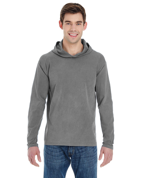 Comfort Colors 4900 Adult Heavyweight Long-Sleeve Hooded T-Shirt