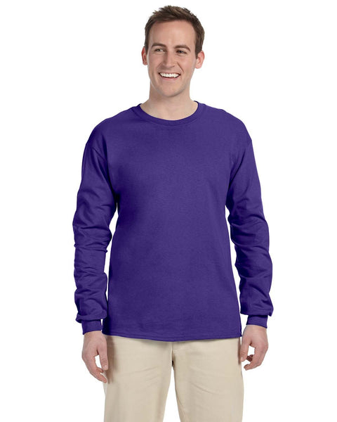 Fruit of the Loom 4930 Adult HD Cotton Long-Sleeve T-Shirt