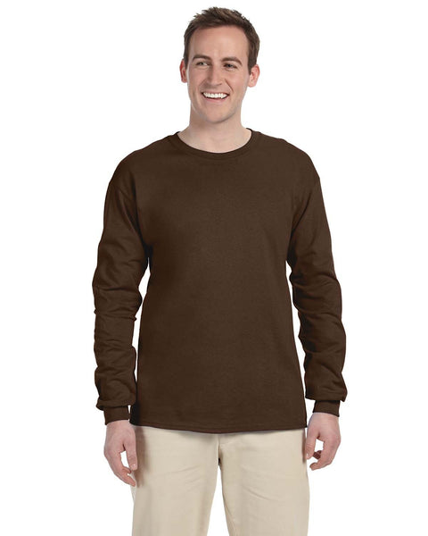 Fruit of the Loom 4930 Adult HD Cotton Long-Sleeve T-Shirt