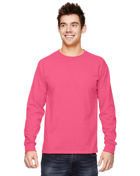 Fruit of the Loom 4930 Adult HD Cotton Long-Sleeve T-Shirt