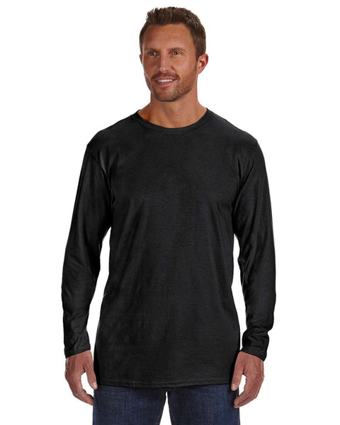 Hanes 498L Adult Nano-T Long-Sleeve T-Shirt