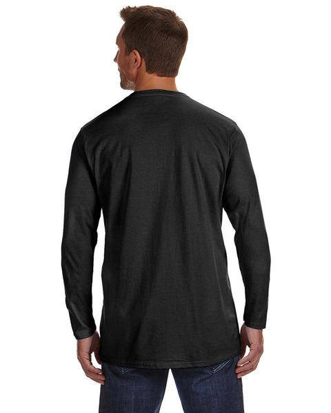 Hanes 498L Adult Nano-T Long-Sleeve T-Shirt