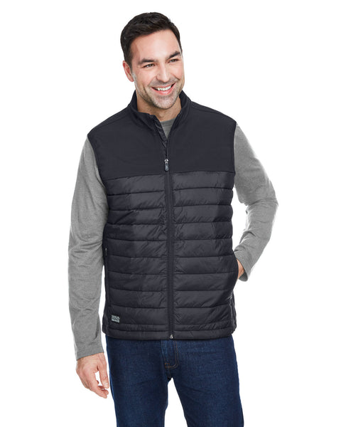 Dri Duck 5318 Chaleco Softshell para hombre Summit Puffer Body