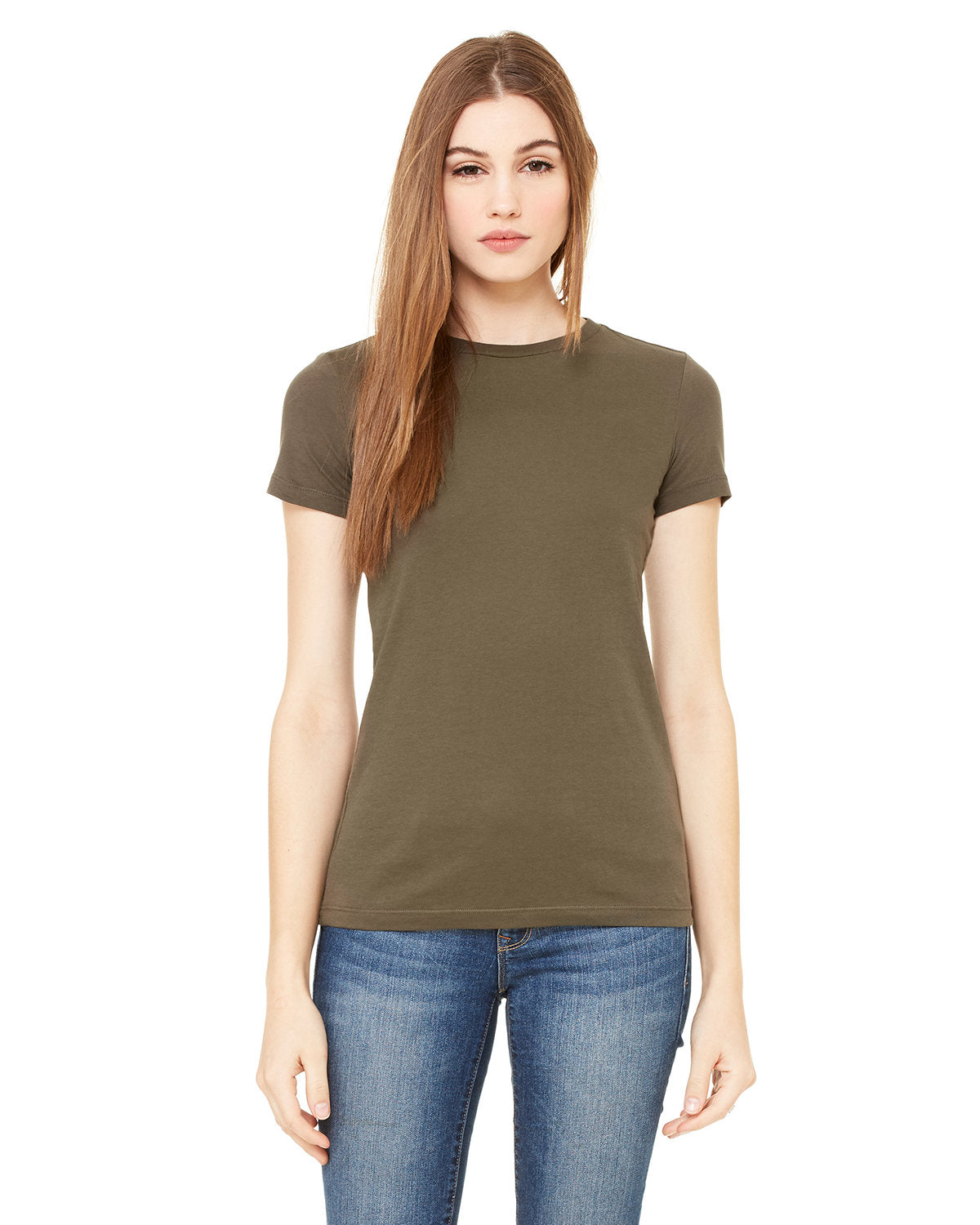 Ladies khaki hotsell t shirt