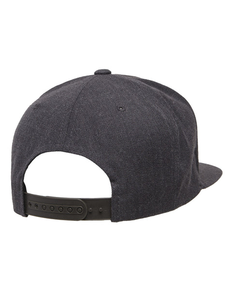 Yupoong 6089 Adult 6-Panel Structured Flat Visor ClassicSnapback